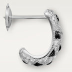 Boucles d'oreilles Panthère de Cartier, pavées