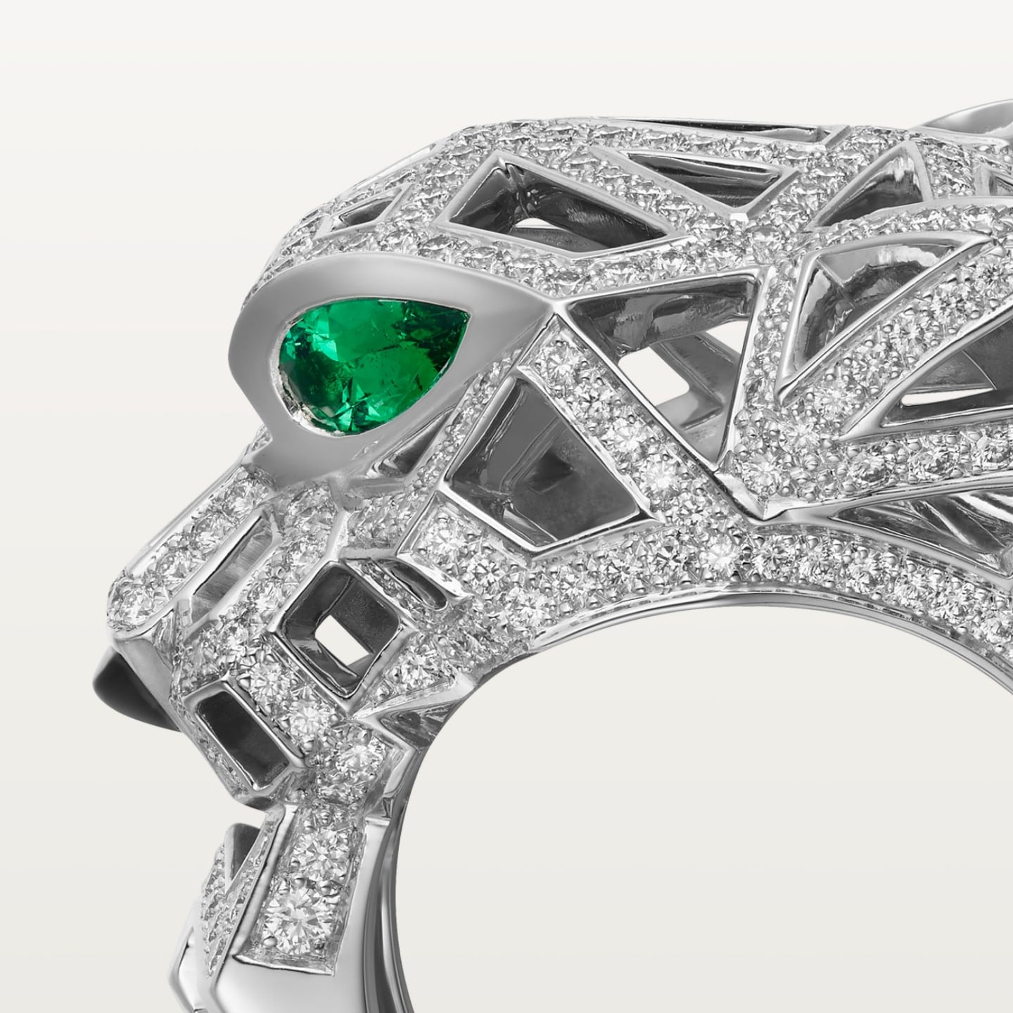 Bague Panthère de Cartier, pavée