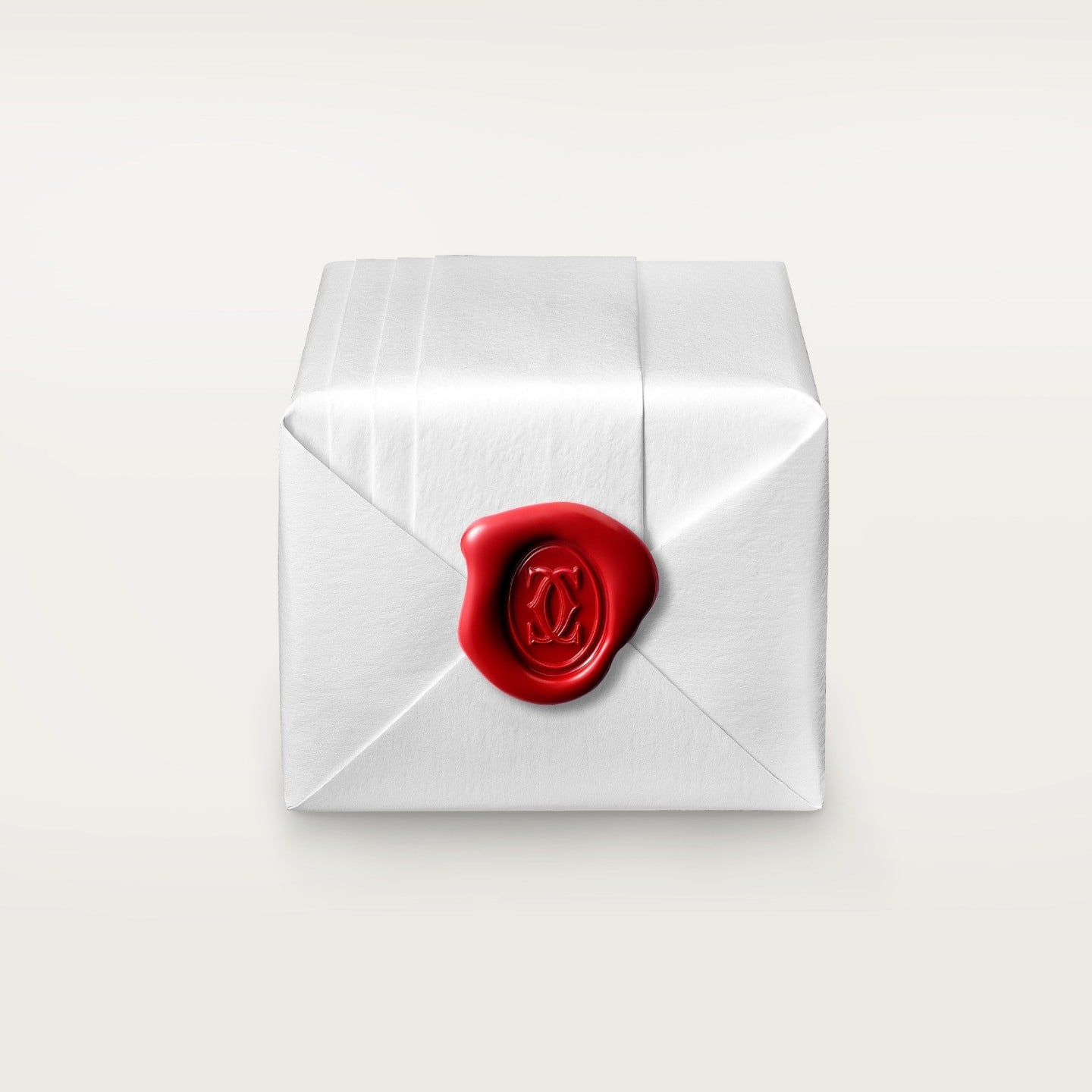 Solitaire Cartier Destinée, rubis taille ovale, pavé