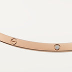 Collier torque LOVE, 10 diamants