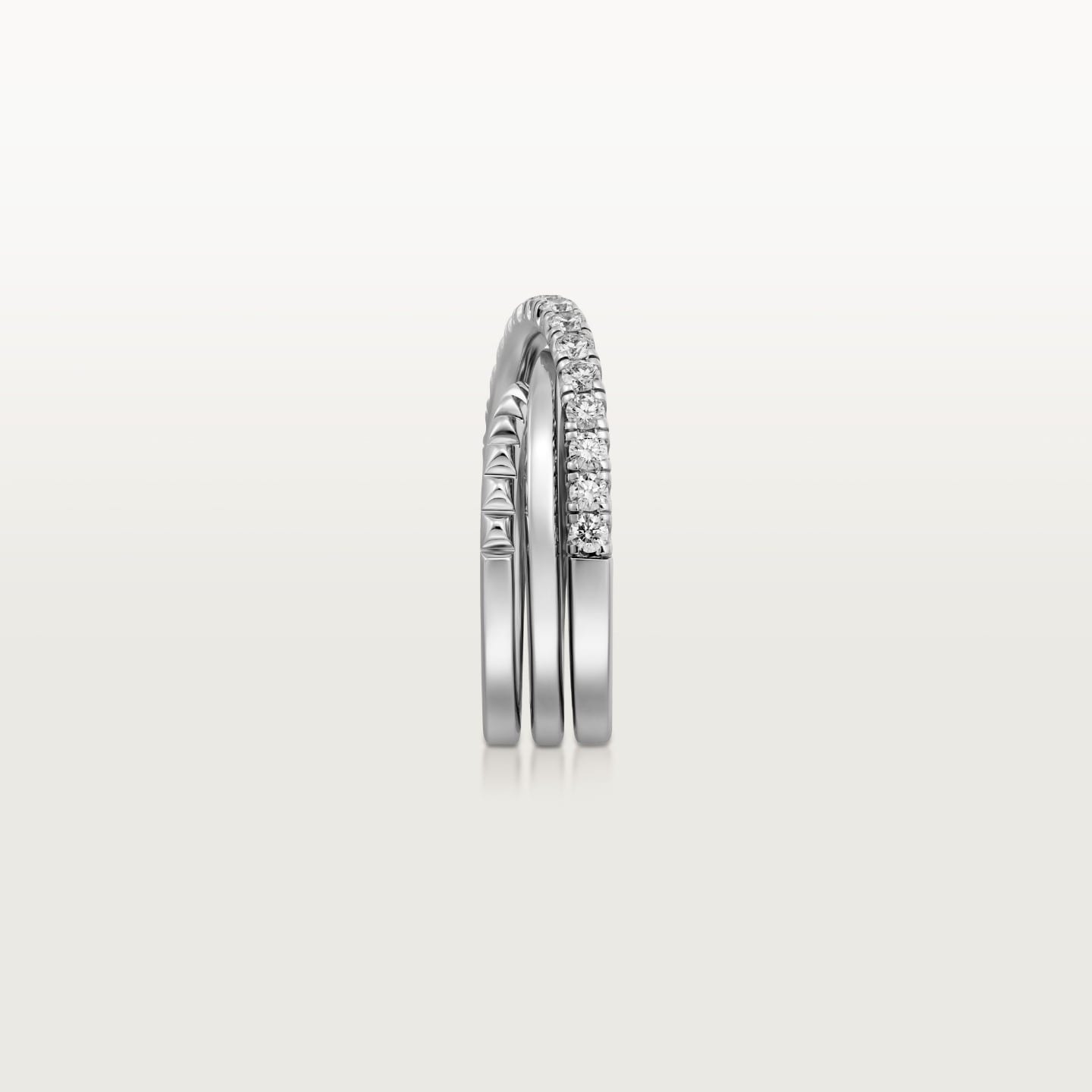 Bague Etincelle de Cartier, semi-pavée