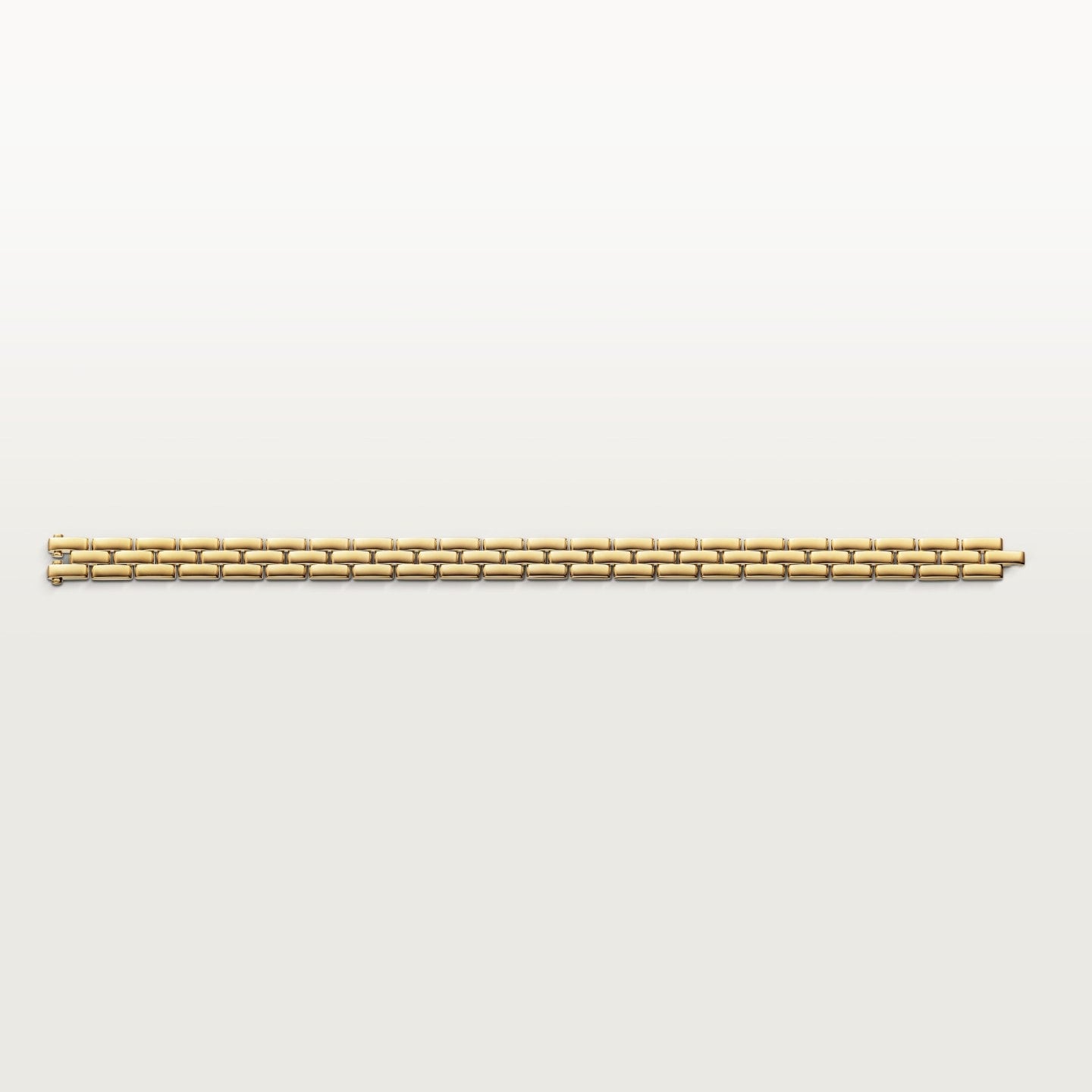 Bracelet Maillon Panthère, trois rangs