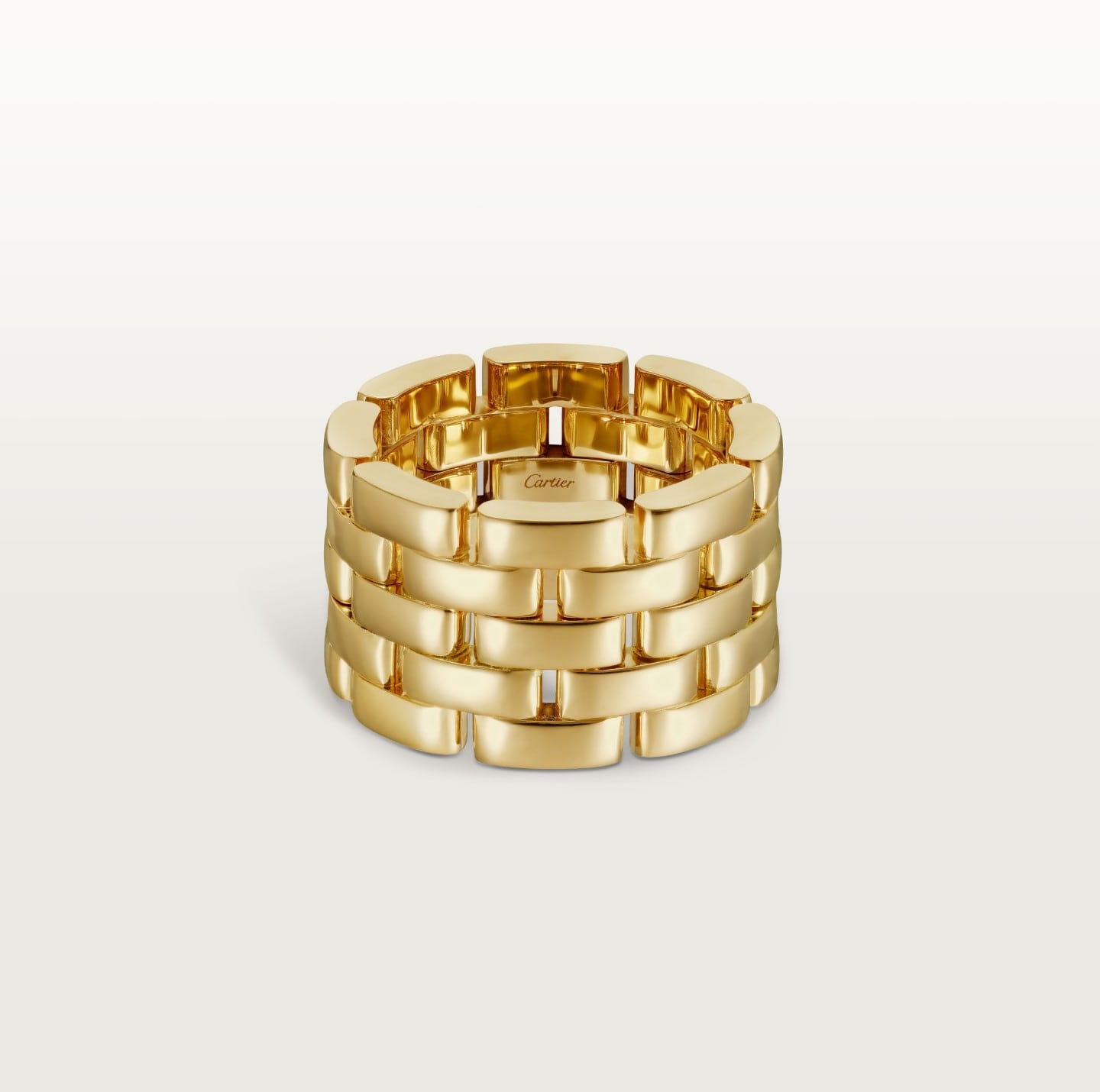 Bague Maillon Panthère, cinq rangs