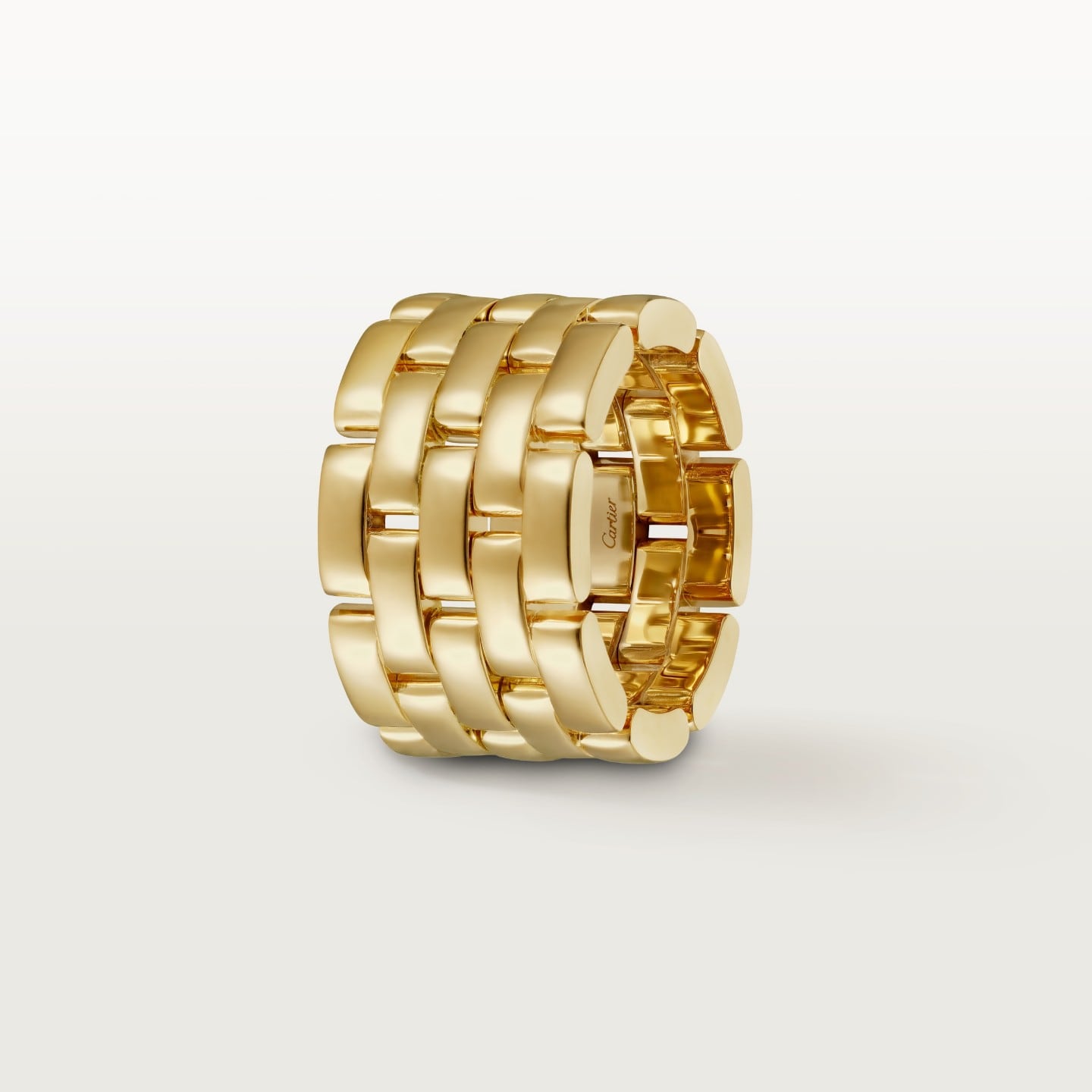 Bague Maillon Panthère, cinq rangs