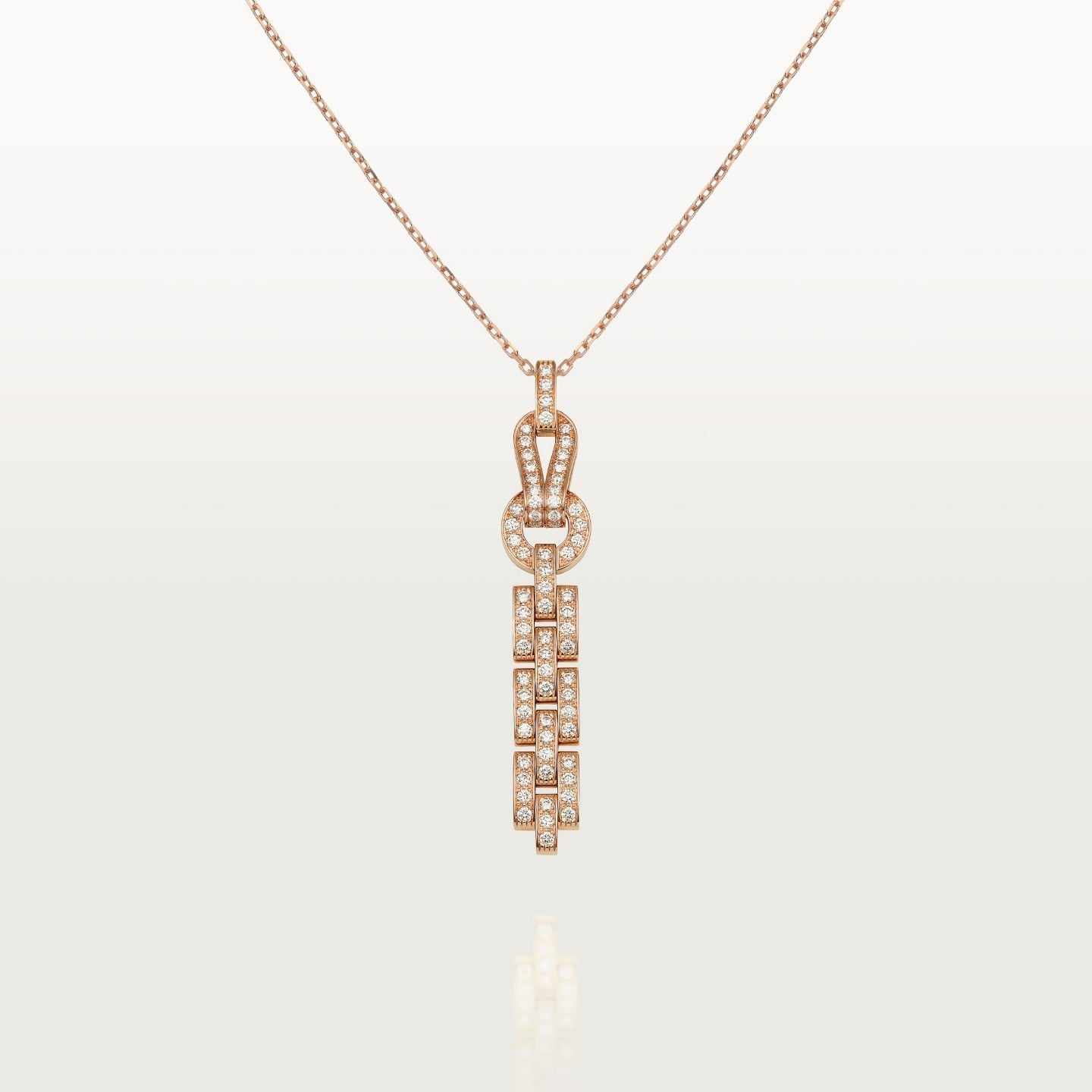 Pendentif Agrafe, pavé