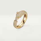 Bague Panthère de Cartier, petit modèle, pavée