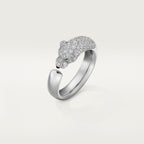 Bague Panthère de Cartier, petit modèle, semi-pavée