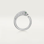 Bague Panthère de Cartier, petit modèle, semi-pavée