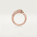 Bague Panthère de Cartier, petit modèle, semi-pavée