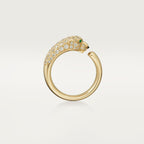 Bague Panthère de Cartier, petit modèle, semi-pavée