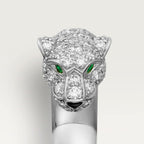 Bague Panthère de Cartier, petit modèle, semi-pavée