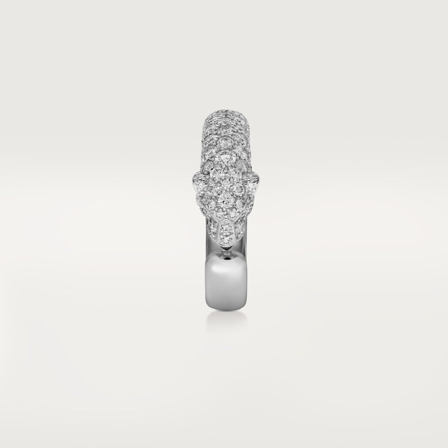 Bague Panthère de Cartier, petit modèle, semi-pavée