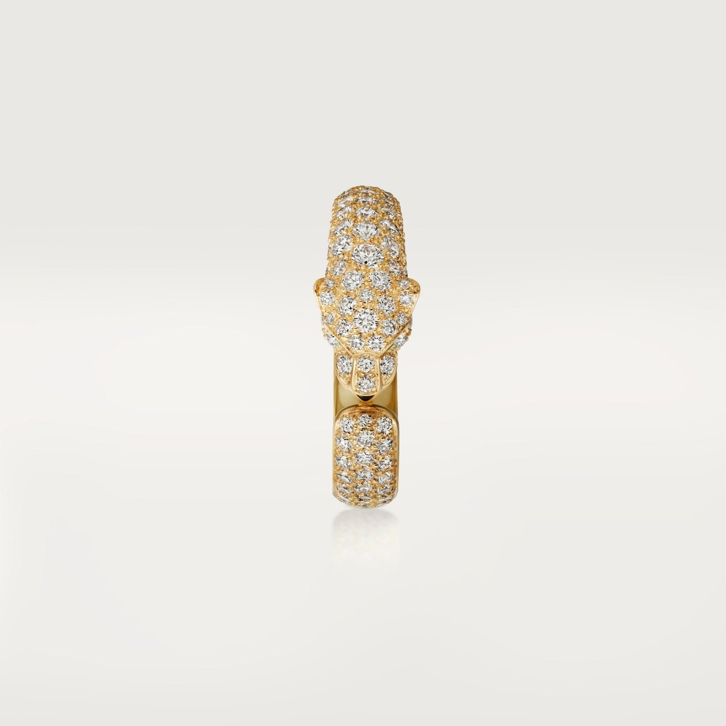 Bague Panthère de Cartier, petit modèle, pavée