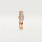 Bague Panthère de Cartier, petit modèle, semi-pavée