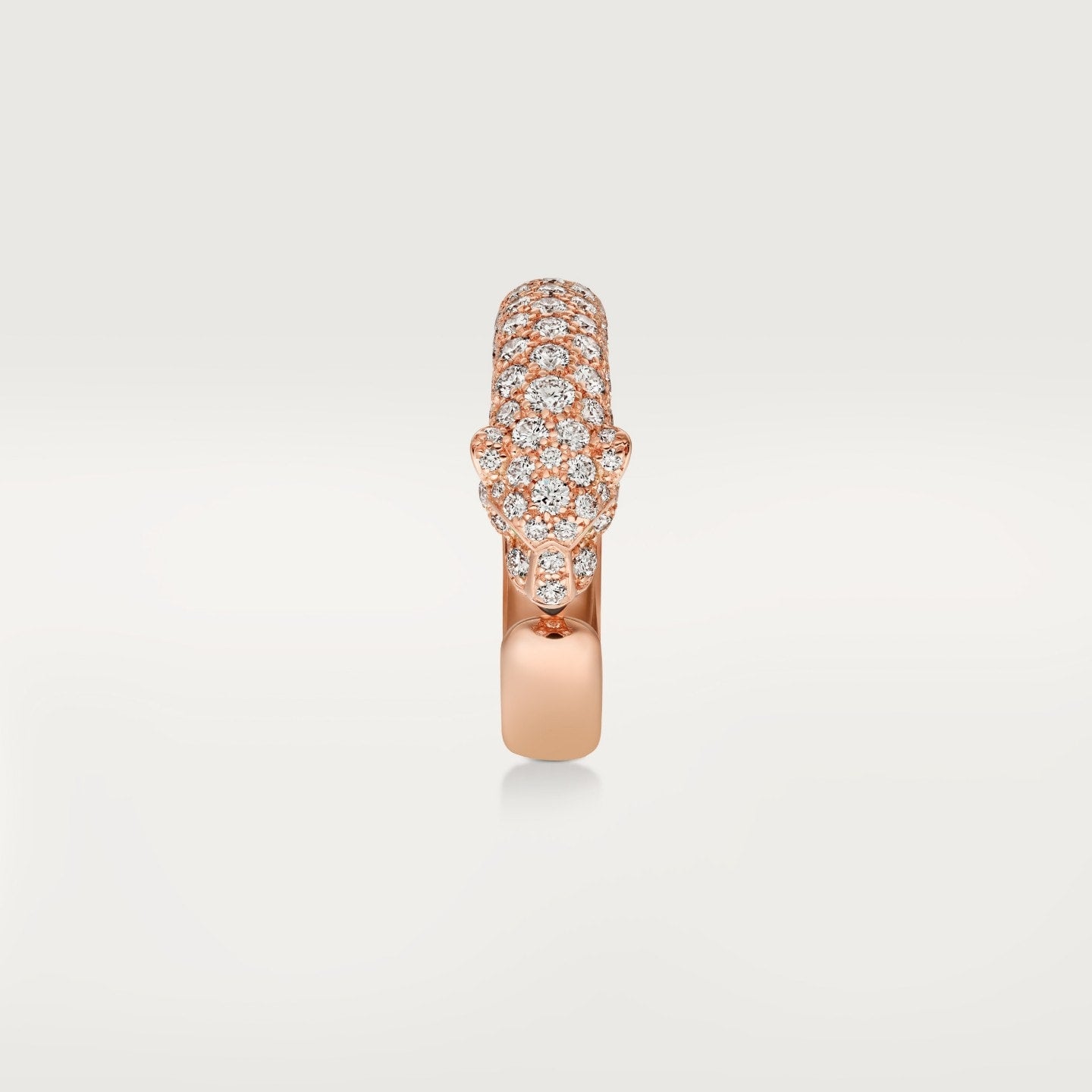 Bague Panthère de Cartier, petit modèle, semi-pavée