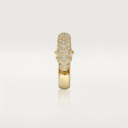 Bague Panthère de Cartier, petit modèle, semi-pavée