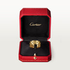 Bague Maillon Panthère, trois rangs
