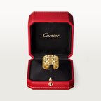 Bague Maillon Panthère, cinq rangs