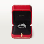 Bague Panthère de Cartier, petit modèle, pavée