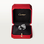 Bague Panthère de Cartier, moyen modèle, semi-pavée