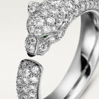 Bague Panthère de Cartier, petit modèle, pavée