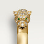 Bague Panthère de Cartier, petit modèle, semi-pavée