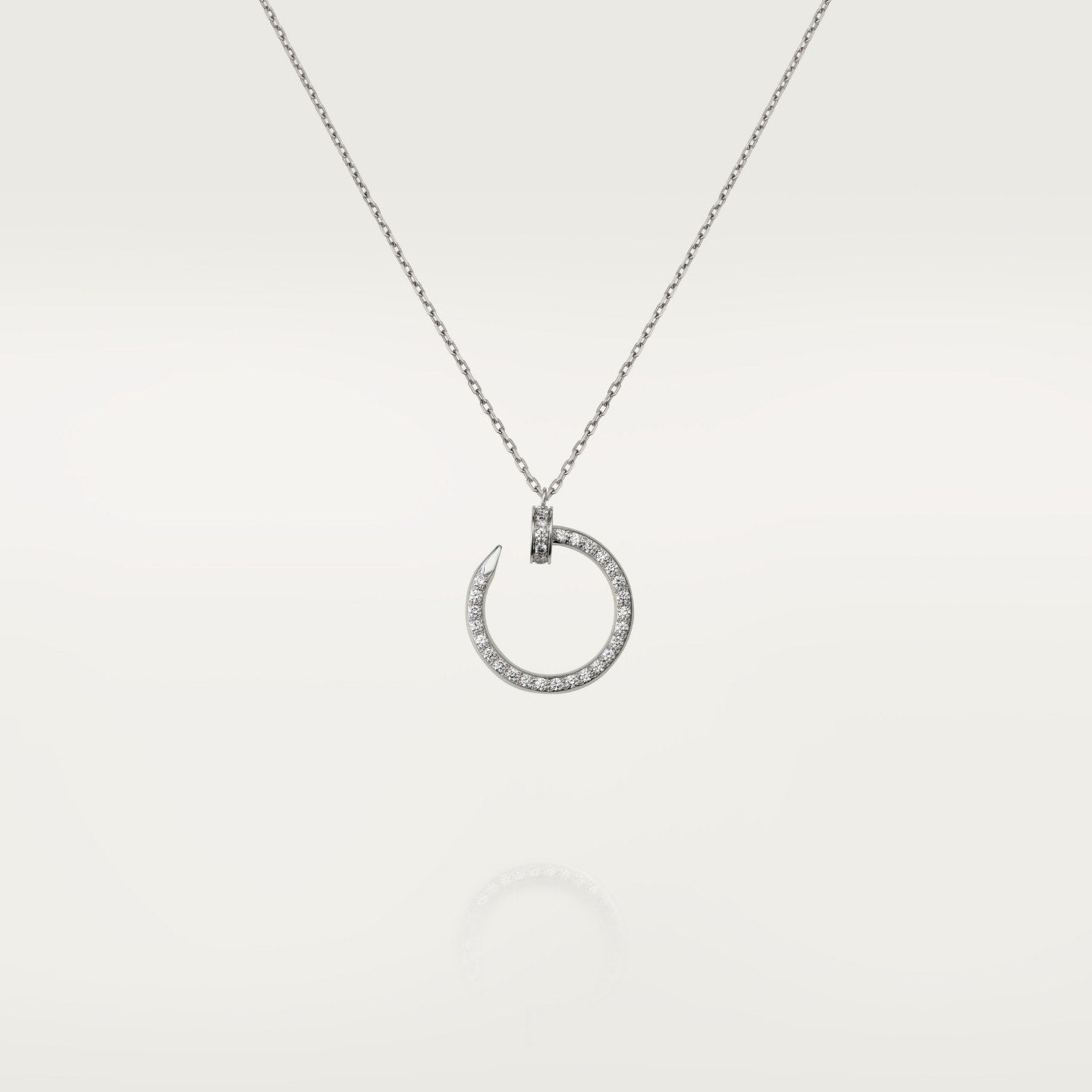 Pendentif Juste un Clou, diamants