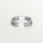 Bague LOVE, petit modèle, 8 diamants