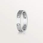 Bague LOVE, petit modèle, 8 diamants