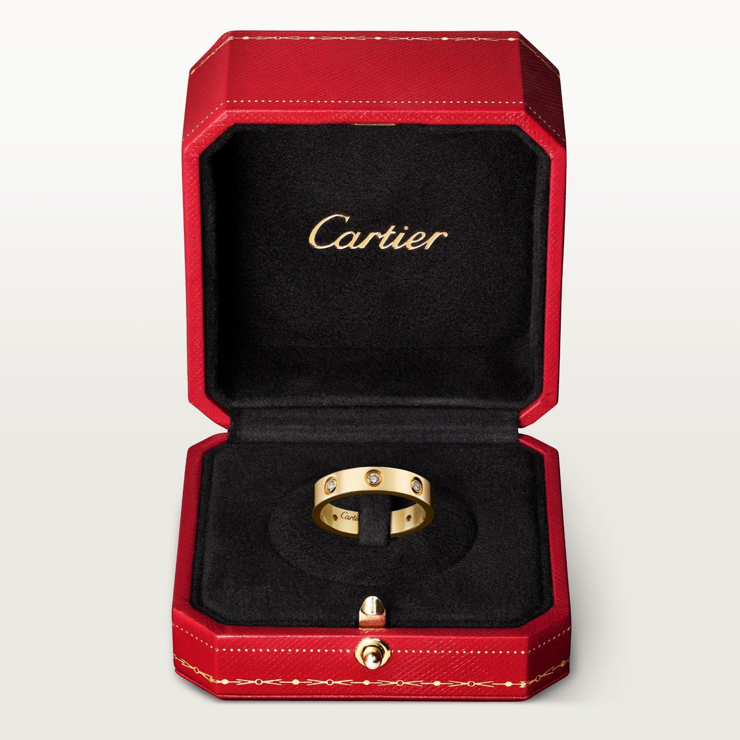 Bague LOVE, petit modèle, 8 diamants