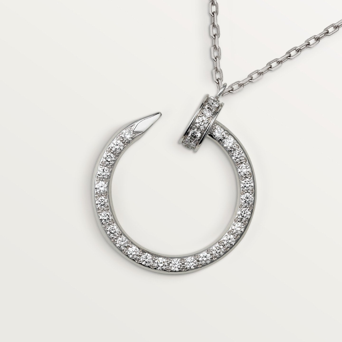 Pendentif Juste un Clou, diamants