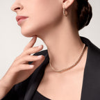 Créoles Clash de Cartier, moyen modèle, diamants