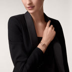 Bracelet Juste un Clou, double, diamants