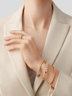 Bague Perlée sweet trèfles