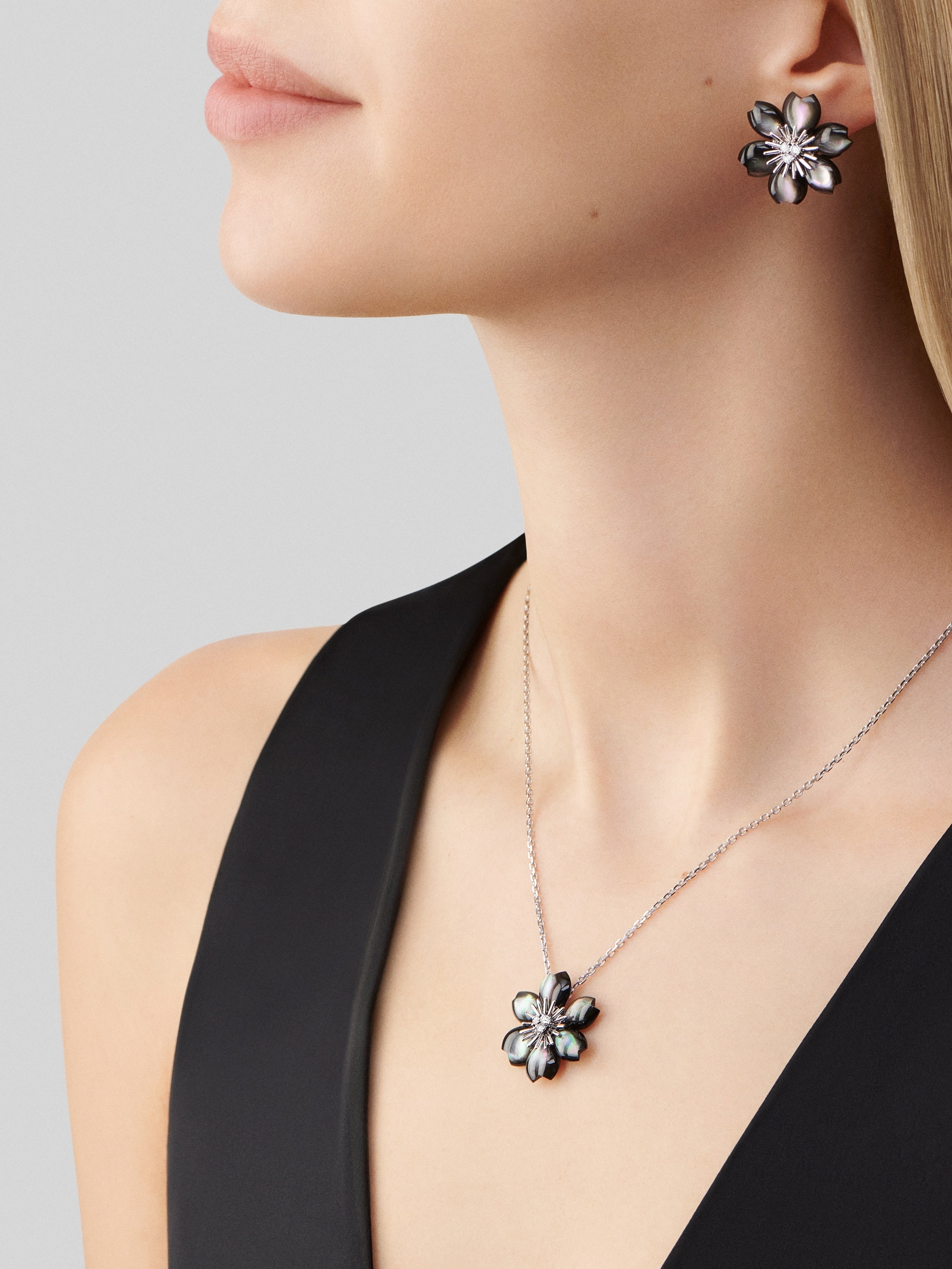 Pendentif Rose de Noël, mini modèle