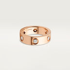 Bague LOVE, modèle classique, 6 diamants