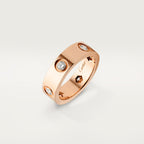Bague LOVE, modèle classique, 6 diamants