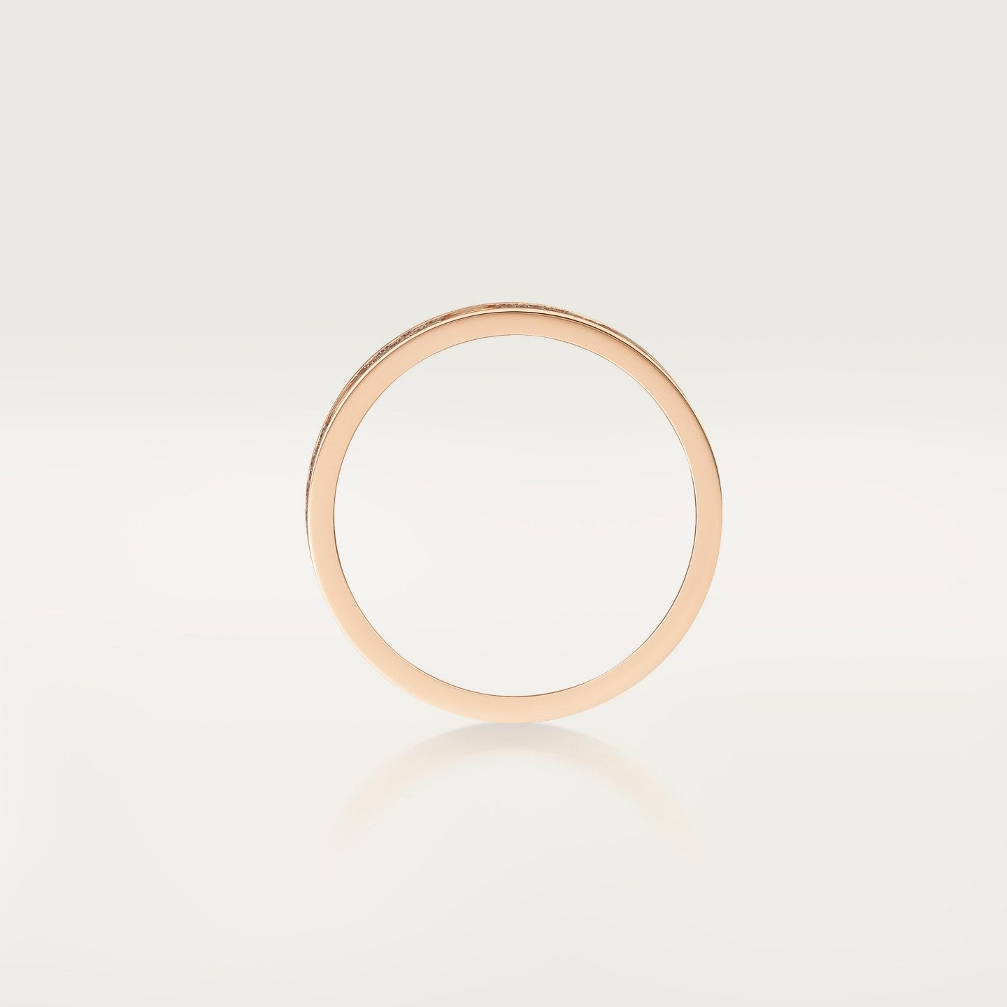 Bague LOVE, petit modèle, pavée