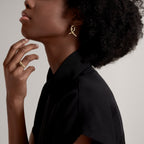 Mono boucle d'oreille gauche Ecrou de Cartier