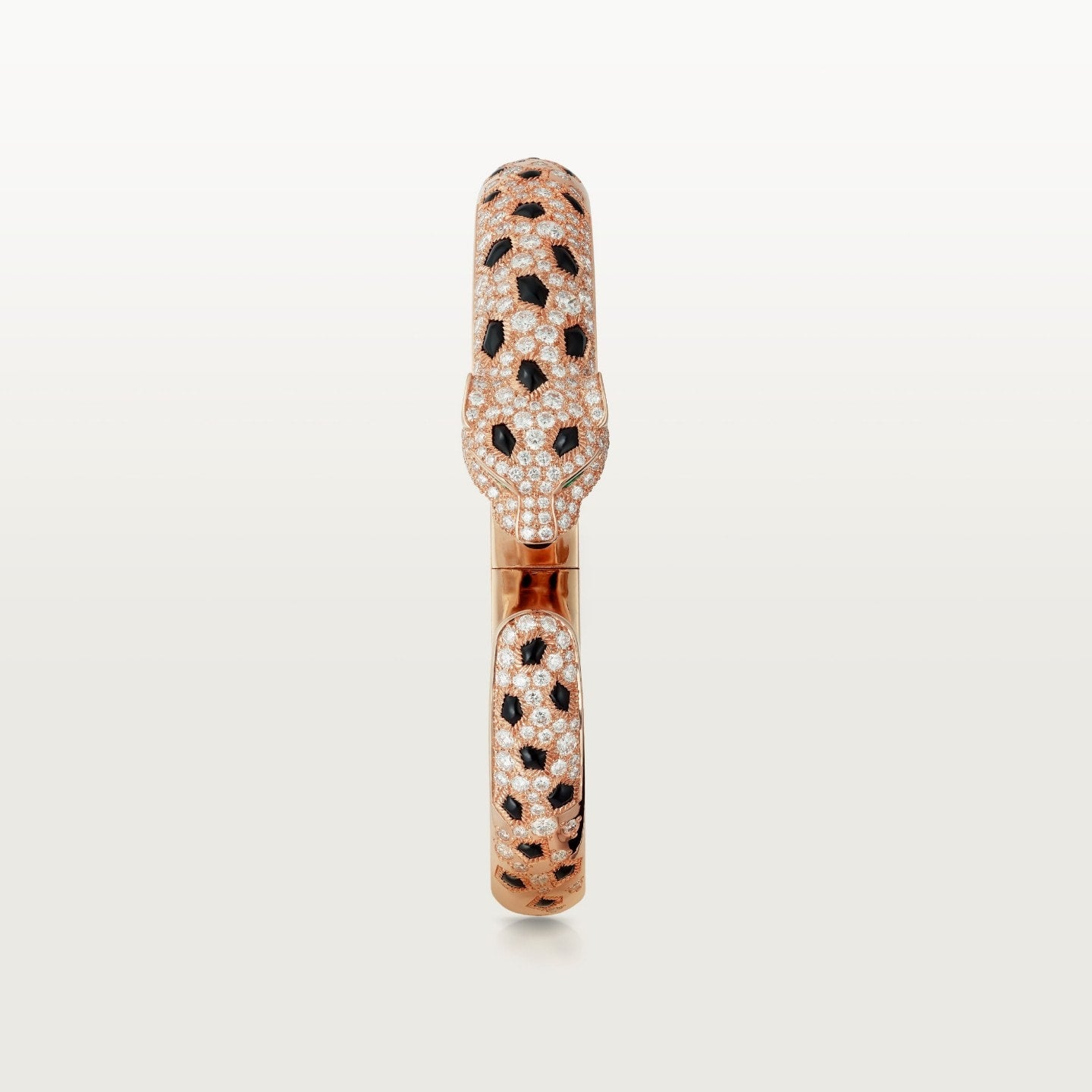 Bracelet Panthère de Cartier, moyen modèle, semi-pavé