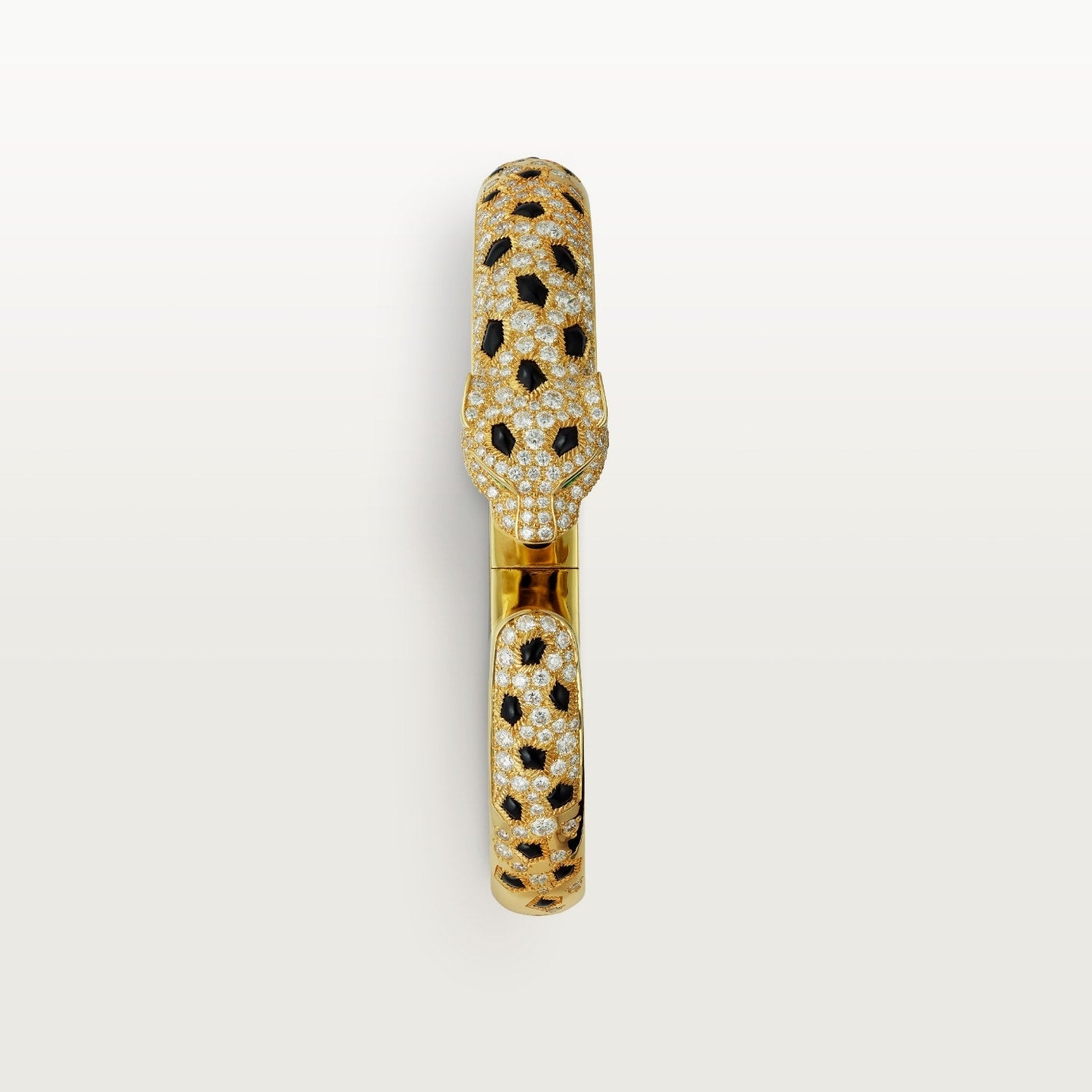 Bracelet Panthère de Cartier, moyen modèle, semi-pavé