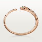 Bracelet Panthère de Cartier, moyen modèle, semi-pavé