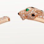 Bracelet Panthère de Cartier, moyen modèle, semi-pavé