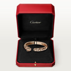 Bracelet Panthère de Cartier, moyen modèle, semi-pavé