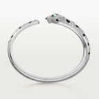 Bracelet Panthère de Cartier, moyen modèle, semi-pavé