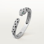 Bracelet Panthère de Cartier, moyen modèle, semi-pavé