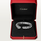 Bracelet Panthère de Cartier, moyen modèle, semi-pavé