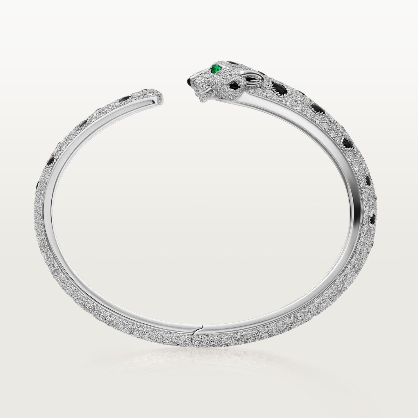 Bracelet Panthère de Cartier, moyen modèle, pavé