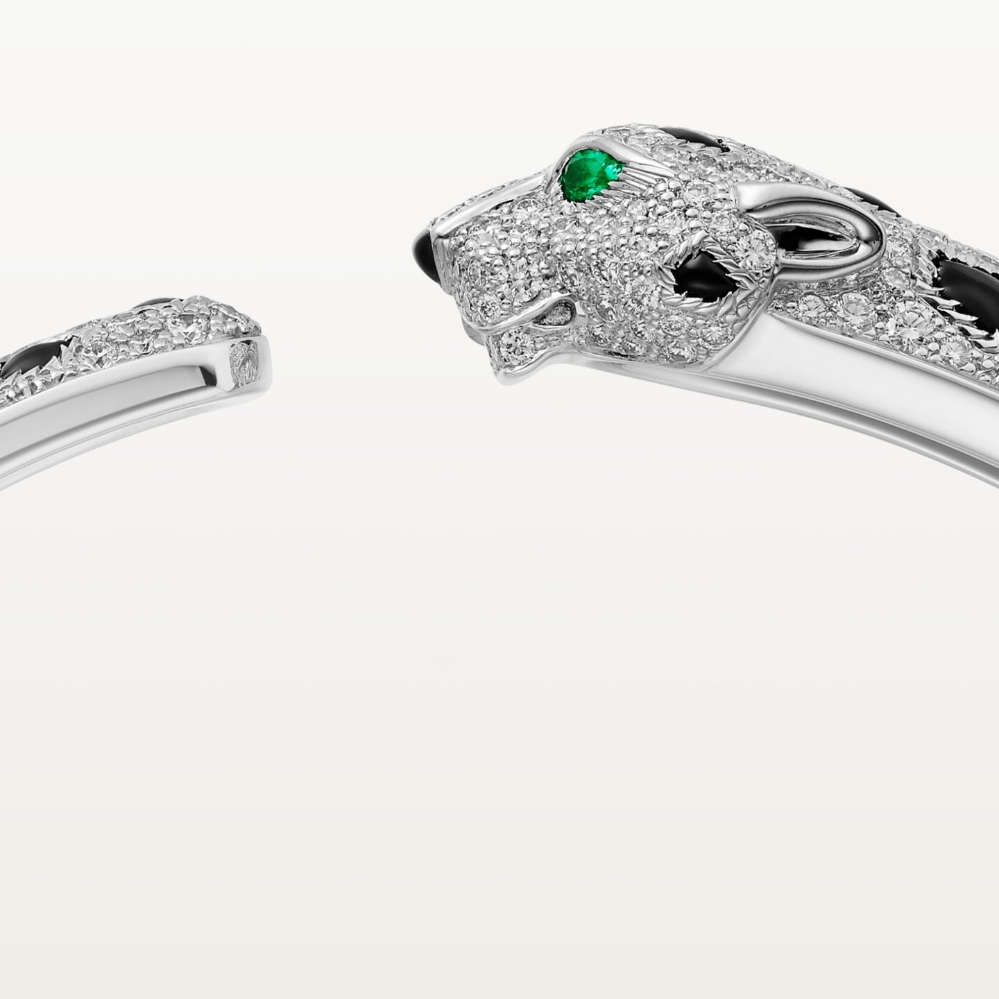 Bracelet Panthère de Cartier, moyen modèle, pavé