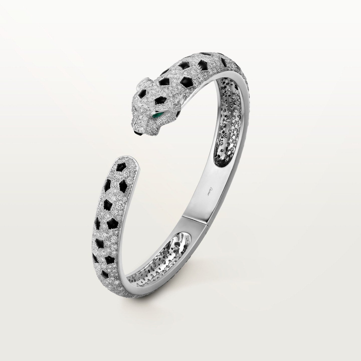Bracelet Panthère de Cartier, moyen modèle, pavé